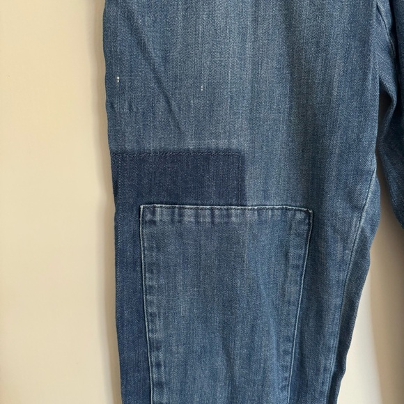 Anthropologie patchwork workwear jeans - Picture 3 of 11